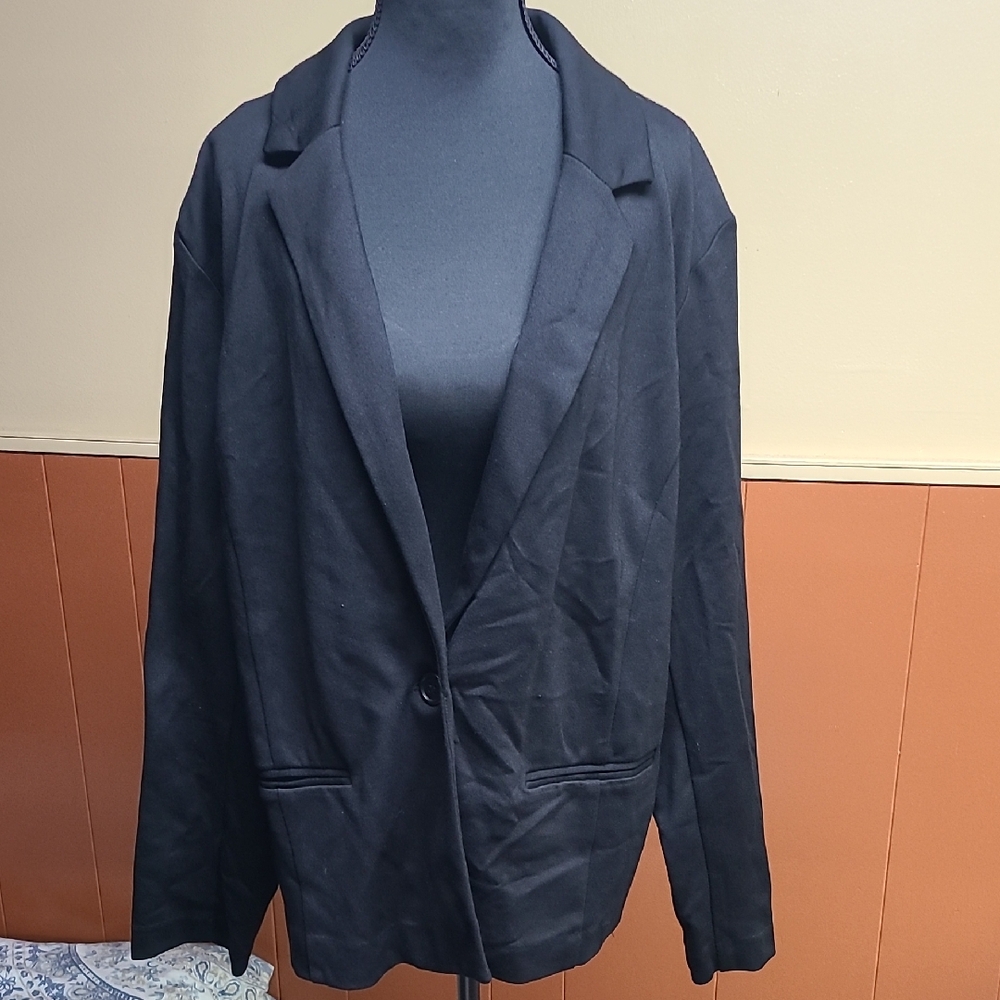 Ashley Stewart Classic Black Blazer